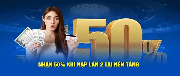 Nhận Ngay Thưởng 50% Nạp Lần 2 Tại Gi8 Gia Tăng Vốn Cược